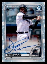 2020 Bowman Chrome Prospects Jerar Encarnacion Auto /499 Silver Refractor CPA-JE