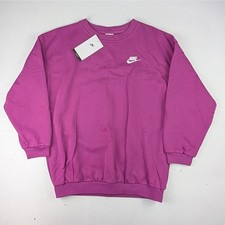 Nike Youth Girls X-Large Hot Fuchsia Magenta Crew Sweatshirt