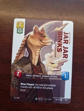 Star Wars Unlimited Secrets Of Power Prestige Jar Jar Binks U 1057