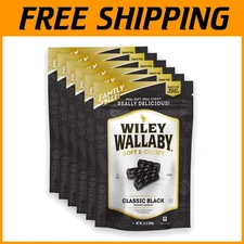 Black Licorice Candy Twists, 24oz, Pack of 6