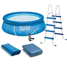 Intex 15 ft. x 48 in. Easy Swimming Pool Kit with 1000 GPH GFCI Filter Pump