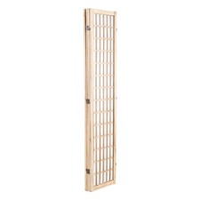 Uimoso 4-Panel Japanese Style Room Divider for Privacy and Separation Natural
