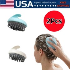 Scalp Massager Shower Scrubber 2 Pack Hair Shampoo Brush for Deep Cleansing