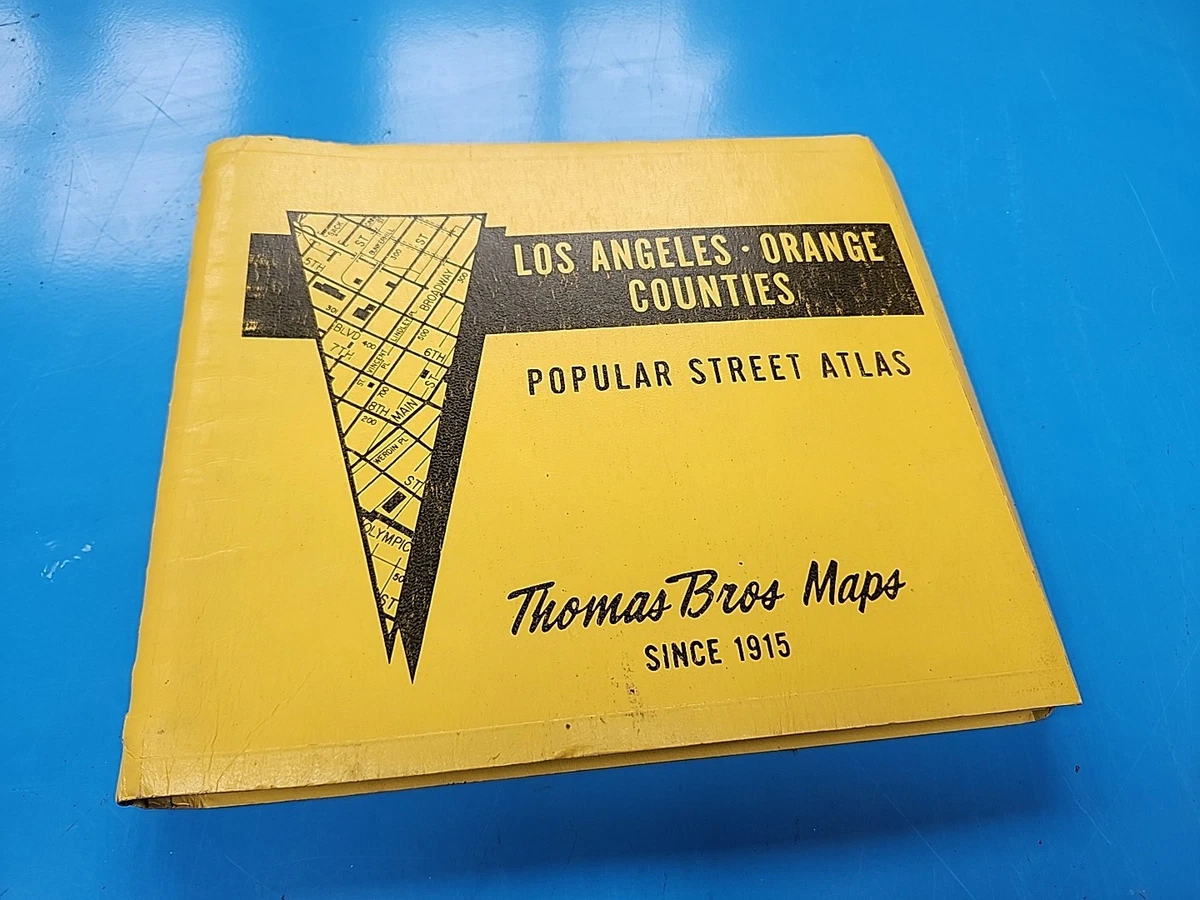Thomas Guide Los Angeles In Collectible United States Maps for