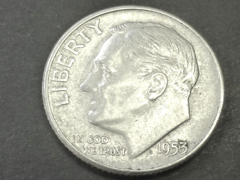 1953 ROOSEVELT DIME