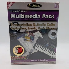 Aztech New Media Multimedia Pack New Sealed Vtg Software Audio Suite Sound Music