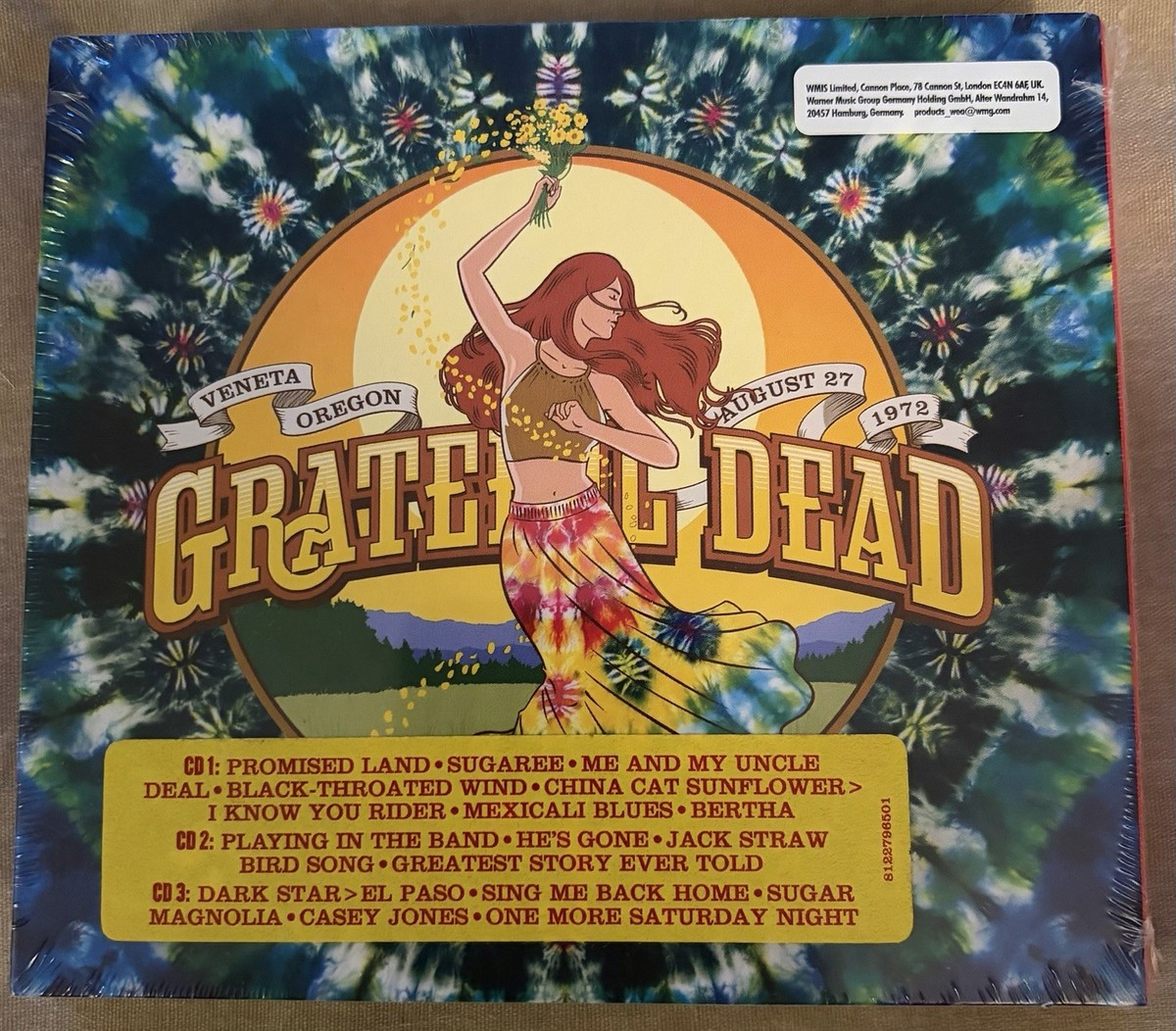 【3CD+Blu】Sunshine Daydream Grateful Dead Grateful Dead SUNSHINE DAYDREAM Live 8/27/1972 Veneta Oregon 3CD