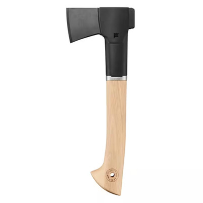 Fiskars 14 in Hickory Wood Handle Norden Camp Hatchet