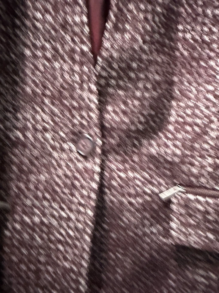 Classiques Entier Womens M P Medium Tweed Blazer Jacket Work Wear $344 - Image 4 of 4