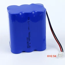 7.4V 2S3P 9600mAh Rechargeable Li-Ion Battery Pack 3600mAh Battery XH2.54 Plug