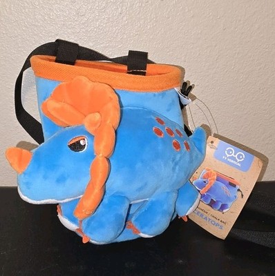 YY Vertical Climbing Chalk Bag Dinosaur Triceratops Adults Kids