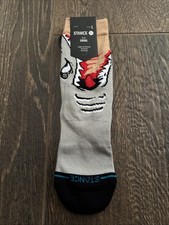 STANCE Kids Snack Attack Socks Black size large kids new