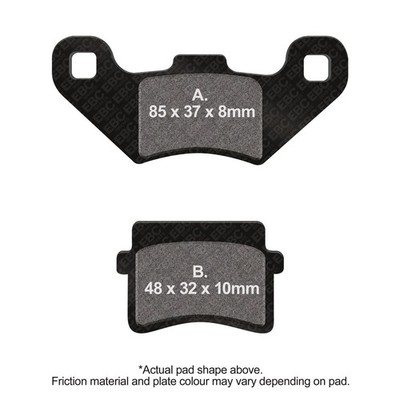 EBC Motorcycle TT Brake Pads Front Left PGO BR-200 Bug-Rider 2007 - 2012