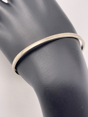 VINTAGE GEO ART  CYNTHIA GALE STERLING SILVER TOPAZ CUFF BRACELET 6.5'' 2105