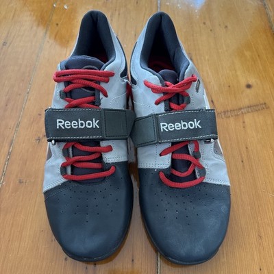 Reebok CrossFit Lifter Plus 2.0 Mens Size 9 US 046501 Cross Fit Shoes Gray Red