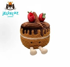Glacy Chocolate Cake Jellycat Harrods Limited Edition Tags + Dust Bag Birthday