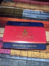 Rare George VI Coronation Cigarette Navy Cut Tin
