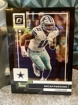 2022 Panini Donruss Optic - MICAH PARSONS #56 BLACK PANDORA Prizm /25