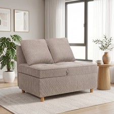 4-in-1 Modular Convertible Futon Loveseat