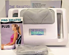 The Shiatsu Massager Plus Portable Deep Kneading Roller Foot Back Neck Shoulders