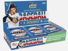 2025 Topps Heritage High Number Hobby Pack (8 Cards) Kurtz Baldwin RC Hank Aaron
