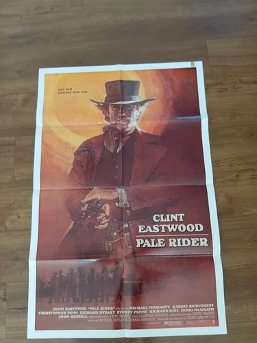 Clint Eastwood original 1985 pale rider 1 sheet