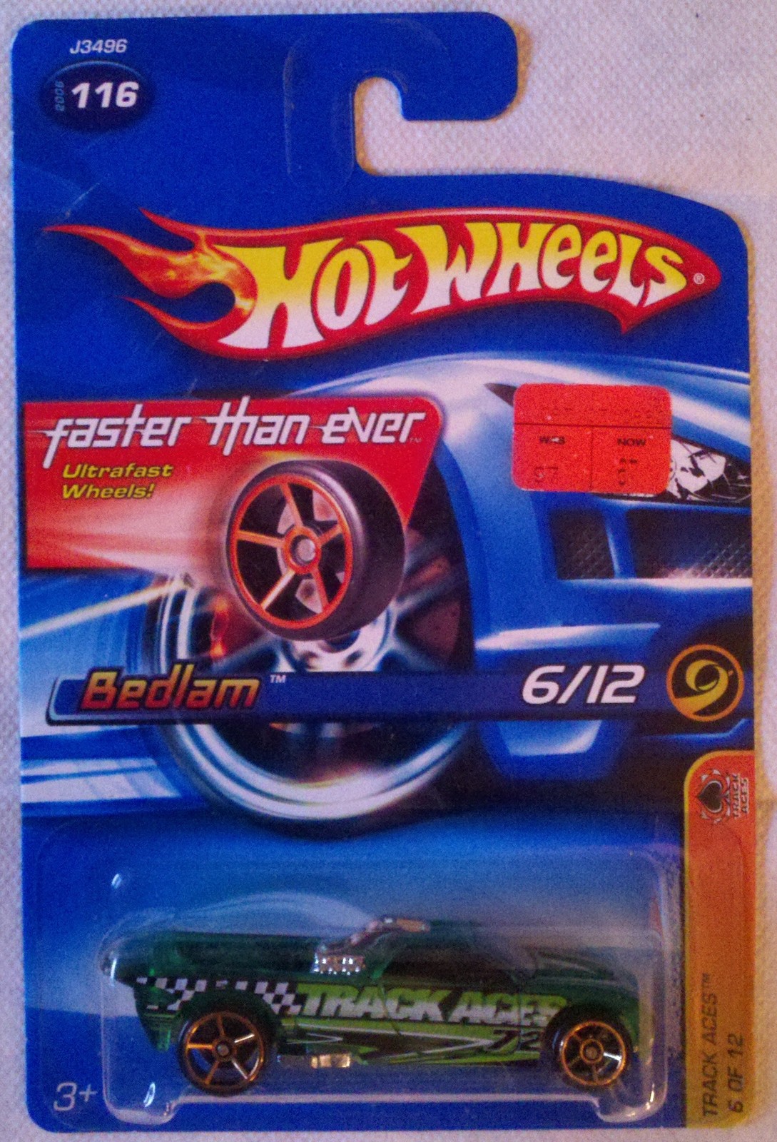 Hot Wheels 2006 Collector No 116 Bedlam Track Aces 6 Of 12 Toy Car Brand New