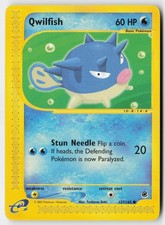 Pokemon Qwilfish - 127/165 - Common Expedition Base Set LP on eBay
