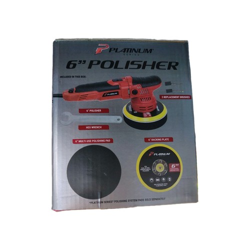 Platinum Series 6-in PROFESSIONAL DUAL-ACTION POLISHER / BUFFER 6-Speed NIB - Picture 12 of 13