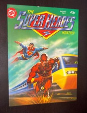 SUPER HEROES MONTHLY MAGAZINE Volume 1 #8 (DC Comics UK 1981) -- VF-
