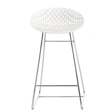 SMATRIX STOOL Kartell BIANCO/CROMO sgabello originale