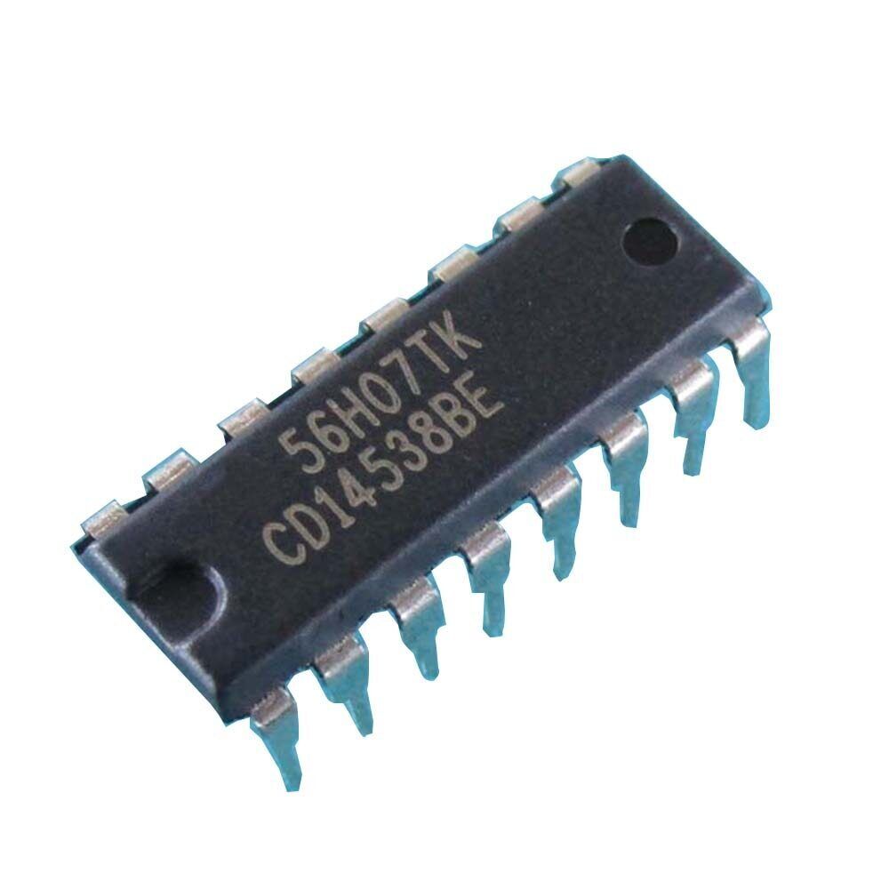 10 Stuks CD14538BE IC – DIP16, 14538 – Voor Elektronische Schakelingen En Precisietoepassingen