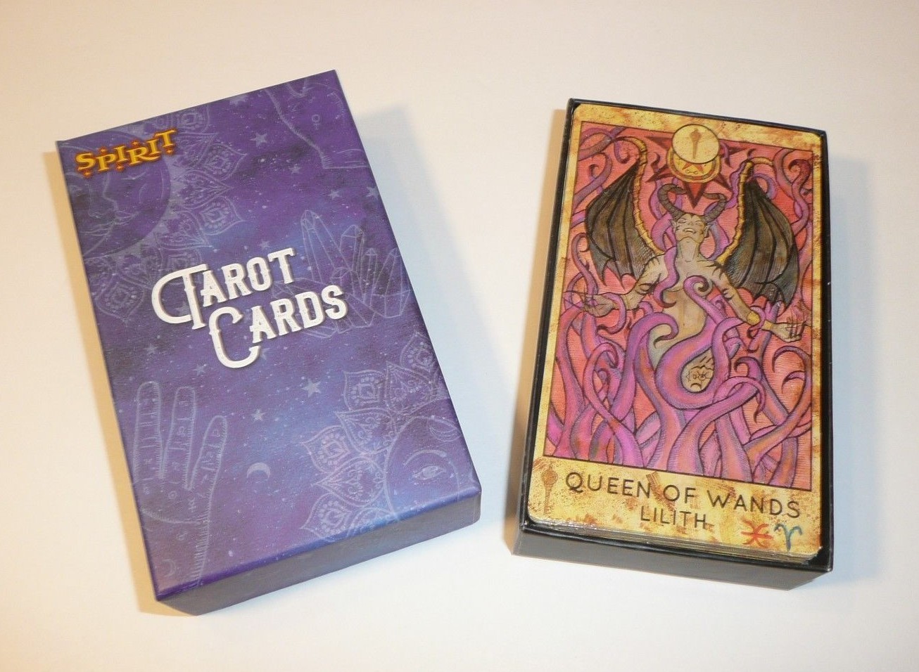 Spirit Halloween Novelty Tarot Card Deck Standard 78-Cards Major Minor  Arcana | eBay