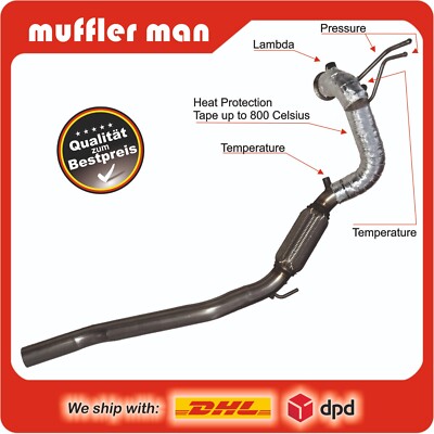 Downpipe Seat Leon 1.6 2.0 TDI Altea Skoda Octavia Superb  105 140 PS Edelstahl