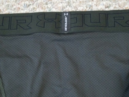 Pantaloni a compressione Under Armour Cold Gear Reactor da uomo 1298260-310 verdi taglia XXL - Foto 11 di 12