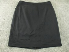 VERONIKA MAINE A Line Skirt 14 W34 Rear Zip Lined Stretch Office/Career Wear