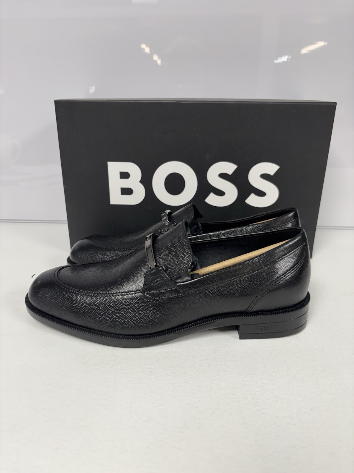 BOSS TAYIL_LOAF Shoes Black Size Uk 7.5 New GENUINE RRP £274 #cc6 image 3