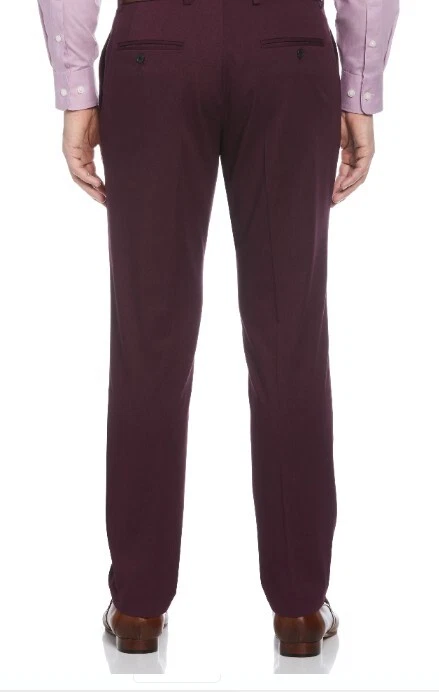 Perry Ellis Mens Dark/Red Wrinkle Resistant 2pieces Suit Size 42L W 36x34 - Image 3 of 3