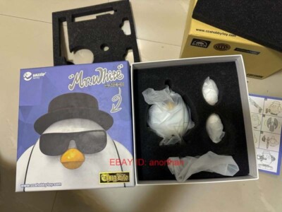 Fan Made WAZZUP FAMILY Q-MECH Mr. White Chick 13cm Metal Shell