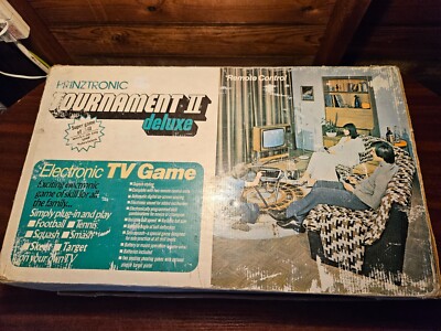 PRINZTRONIC TURNIER II 2 DELUX DELUXE VIDEO PONG TV SPORTSPIEL #BLB53 OVP