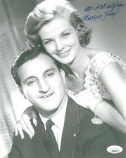 Marjorie Lord signed Danny Thomas Show Vintage B&W 8X10 Photo- JSA #DD90961