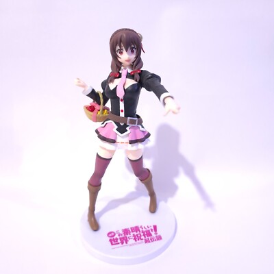 Figma Konosuba Legend of Crimson Yunyun Figure Max Factory Statue Fig W Basket
