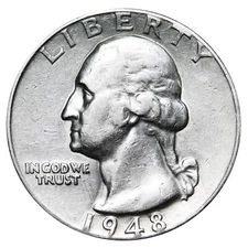 1948-D Washington Quarter XF/AU Complete Your Album!