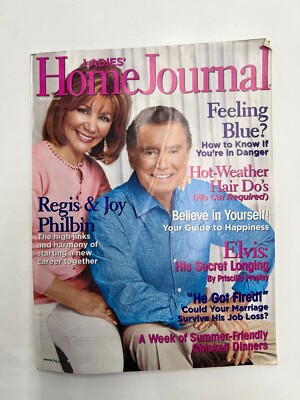 Ladies' Home Journal Regis Philbin Priscilla Presley Aug 2005
