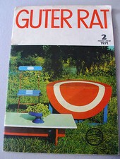 Guter Rat Verlag f&uuml;r die Frau Leipzig Nr.2, 1971! Sehr guter Zustand Rarit&auml;t