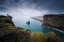 Landscape nature photography photographer beach sea Custom Gaming Mat Desk