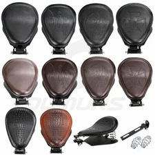 Solo Driver Seat Base Pan Spring Bracket Kit For Harley Honda Bobber Chopper