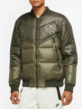 Nike Piumino Bomber Giacca Twilight Marsh Sequoia Verde DJ0429-380