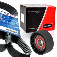 Bosch 6PK1698 Keilrippenriemen + Rolle FüR Peugeot Partner Citroen Berlingo