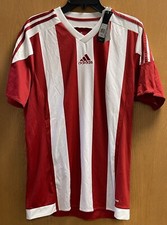 Adidas Jersey Striped 15 (110) Men's Red White. T3